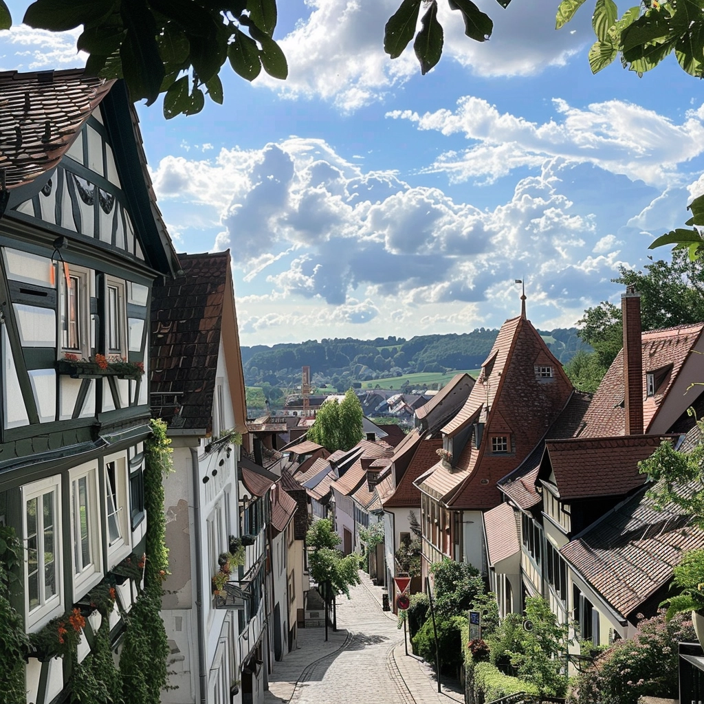 Blick ins Grüne.